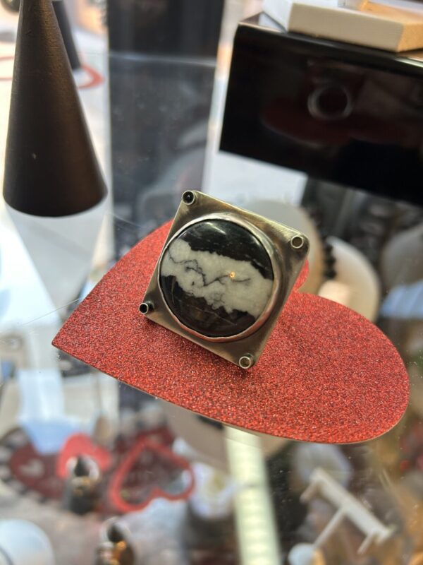 Product Image: White Buffalo, Onyx Sterling Ring