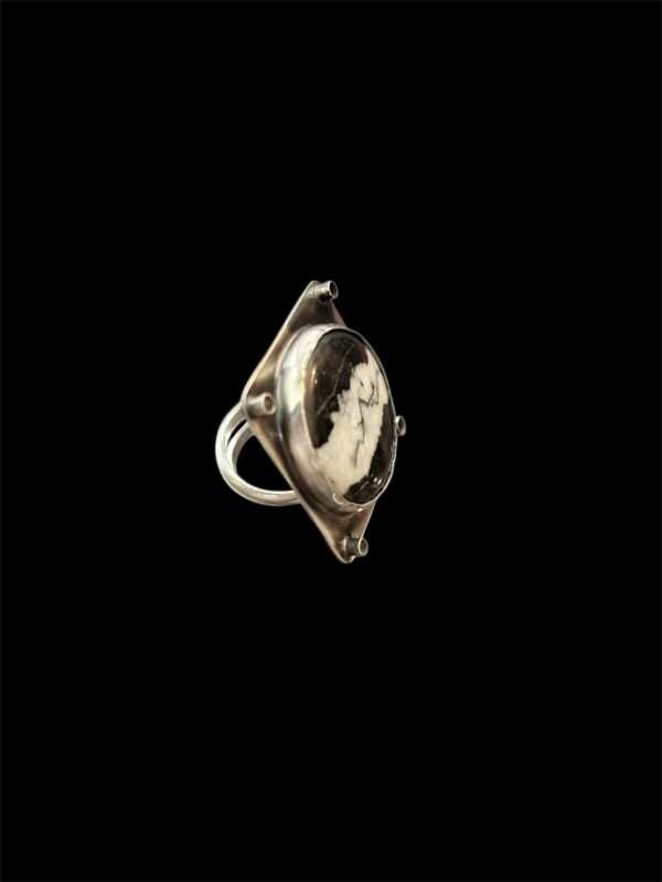 Product Image: White Buffalo, Onyx Sterling Ring