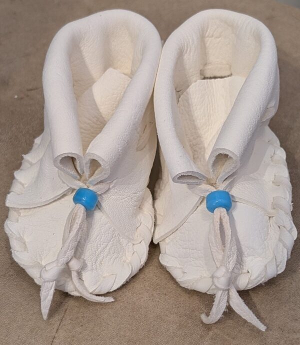 Product Image: Baby Moccasins White