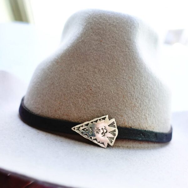 Product Image: Leather & Sterling Silver Hat Band