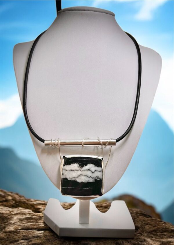 Product Image: White Buffalo Sterling Pendant