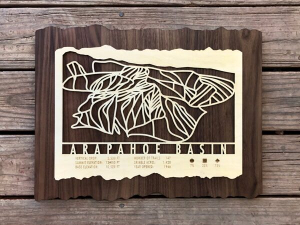 Product Image: Arapahoe Basin Ski Trail Map