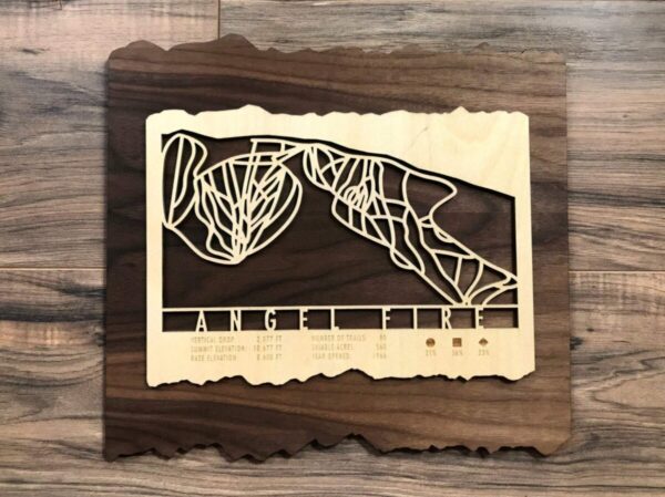 Product Image: Angel Fire Ski Map