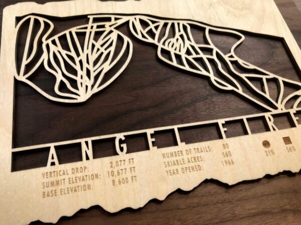 Product Image: Angel Fire Ski Map