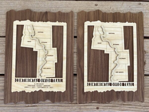 Product Image: Continental Divide Trail Map – Gift for Hikers