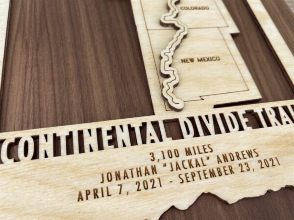 Product Image: Continental Divide Trail Map – Gift for Hikers