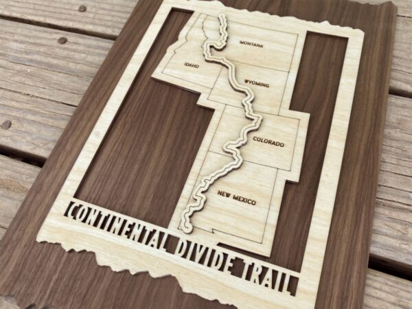 Product Image: Continental Divide Trail Map – Gift for Hikers