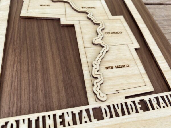 Product Image: Continental Divide Trail Map – Gift for Hikers