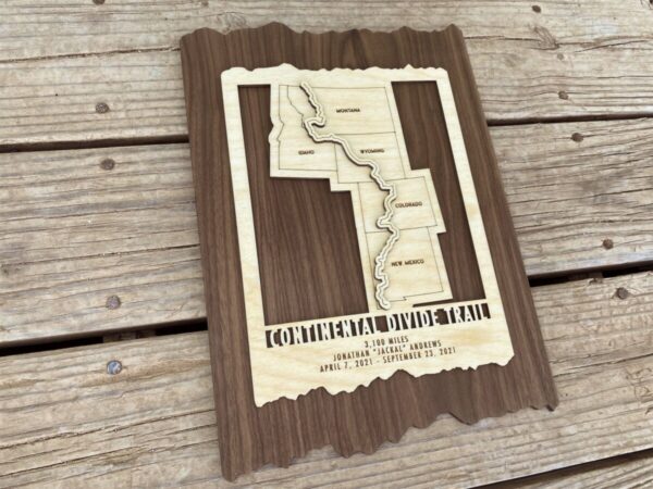 Product Image: Continental Divide Trail Map – Gift for Hikers