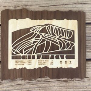 Product Image: China Peak Ski Trail Map