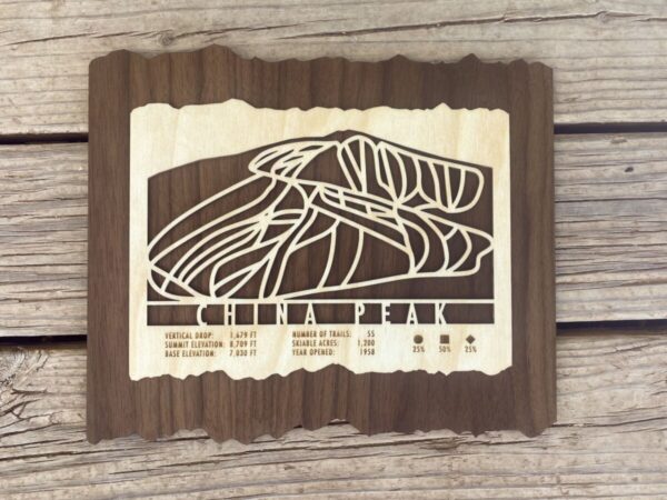 Product Image: China Peak Ski Trail Map