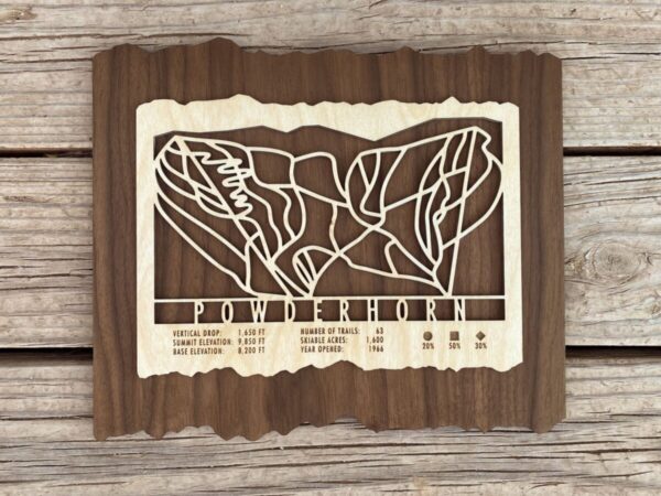 Product Image: Powderhorn Ski Trail Map