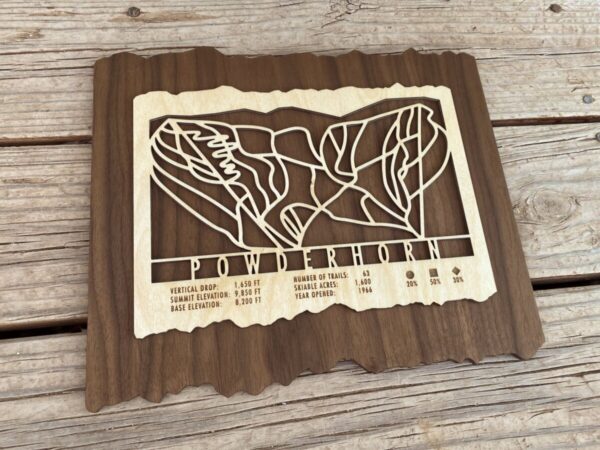 Product Image: Powderhorn Ski Trail Map