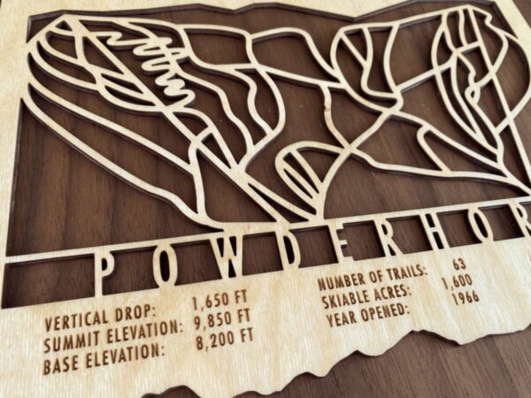 Product Image: Powderhorn Ski Trail Map