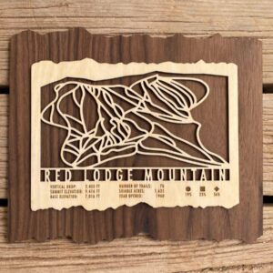 Product Image: Red Lodge Mountain Map