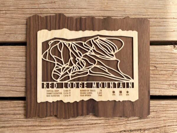 Product Image: Red Lodge Mountain Map