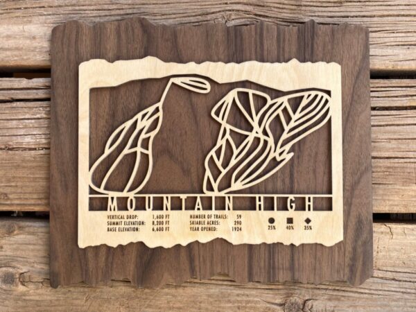 Product Image: Mountain High Trail Map