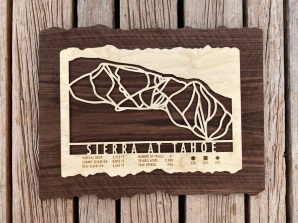 Product Image: Sierra at Tahoe Trail Map