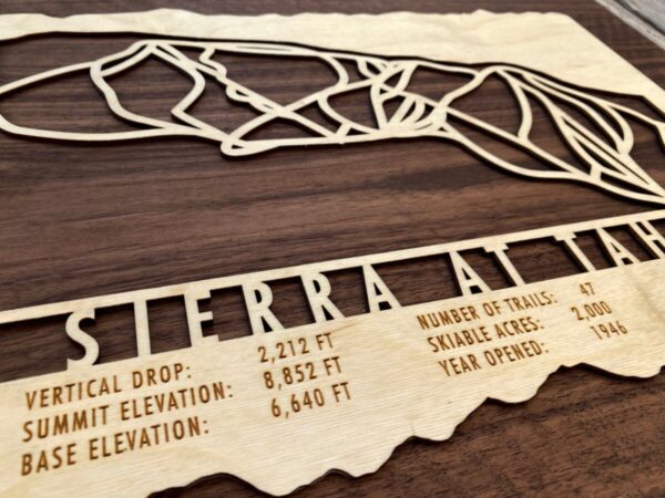 Product Image: Sierra at Tahoe Trail Map