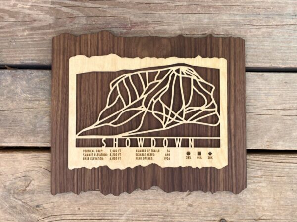 Product Image: Showdown Montana Ski Map