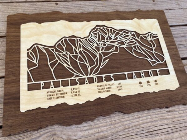 Product Image: Palisades Tahoe Ski Trail Map