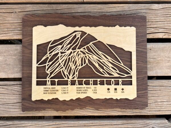 Product Image: Mt Bachelor Trail Map