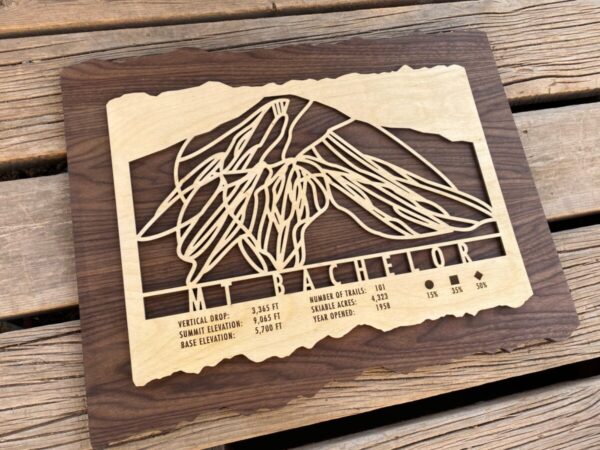 Product Image: Mt Bachelor Trail Map