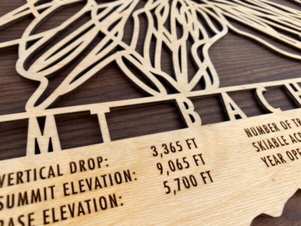 Product Image: Mt Bachelor Trail Map