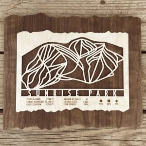 Product Image: Sunrise Park Resort Trail Map