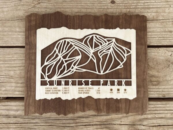 Product Image: Sunrise Park Resort Trail Map