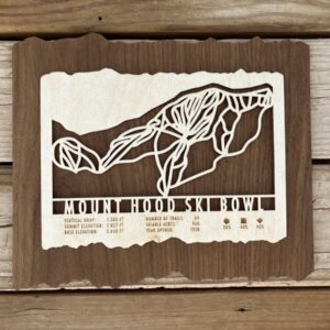 Product Image: Mount Hood Ski Bowl Ski Trail Map