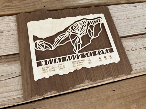 Product Image: Mount Hood Ski Bowl Ski Trail Map