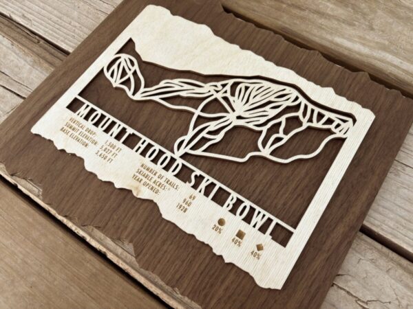 Product Image: Mount Hood Ski Bowl Ski Trail Map