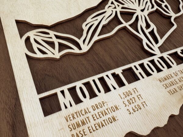 Product Image: Mount Hood Ski Bowl Ski Trail Map