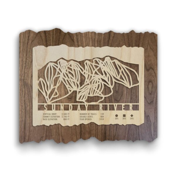 Product Image: Sunday River Ski Trail Map