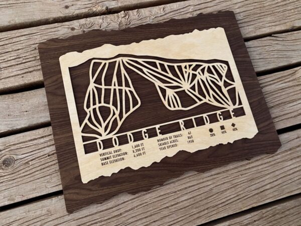 Product Image: Dodge Ridge Ski Trail Map
