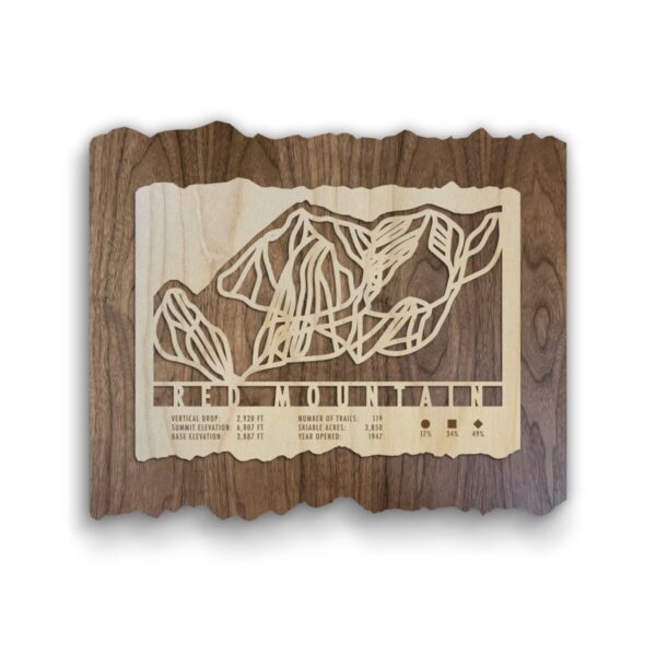 Product Image: Red Mountain Ski Trail Map