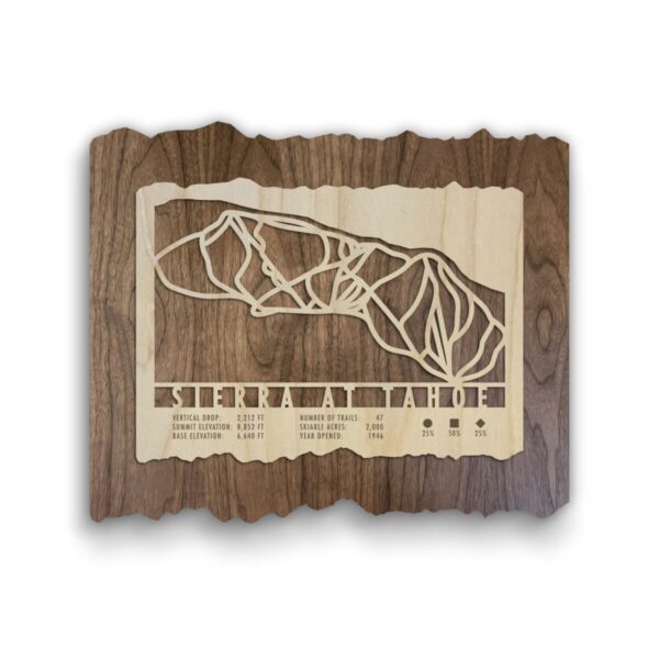 Product Image: Sierra at Tahoe Ski Trail Map