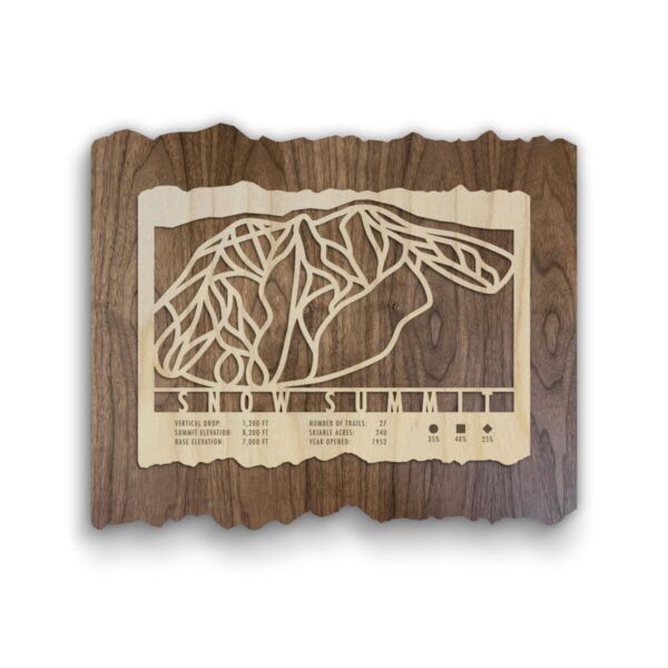 Product Image: Snow Summit Ski Trail Map