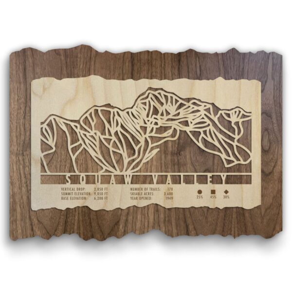 Product Image: Squaw Valley Ski Trail Map