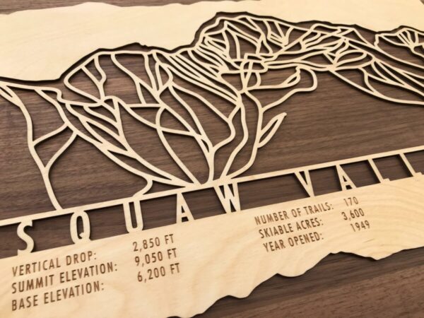 Product Image: Squaw Valley Ski Trail Map