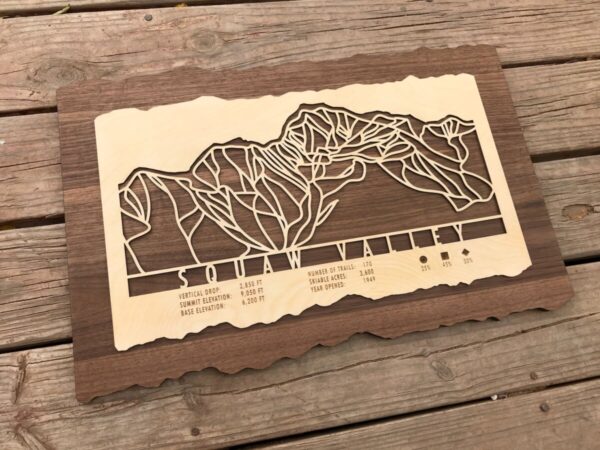 Product Image: Squaw Valley Ski Trail Map