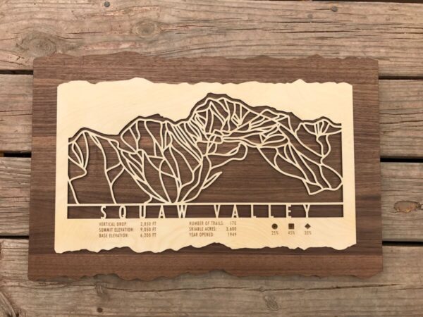 Product Image: Squaw Valley Ski Trail Map