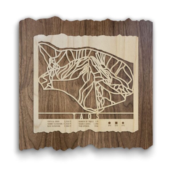 Product Image: Taos Ski Trail Map
