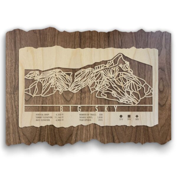 Product Image: Big Sky Ski Trail Map