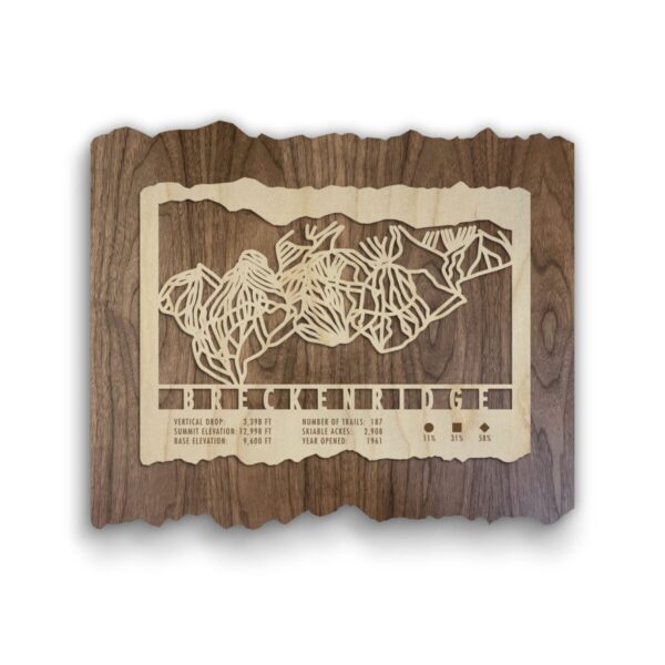 Product Image: Breckenridge Ski Trail Map
