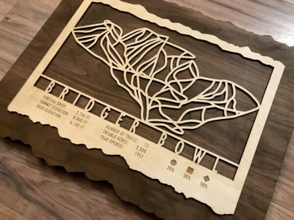 Product Image: Bridger Bowl Ski Trail Map