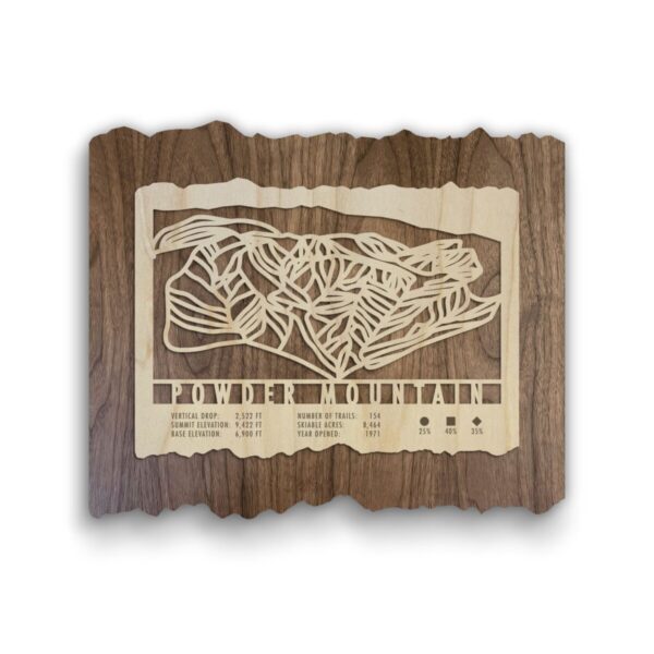 Product Image: Powder Mountain Ski Trail Map