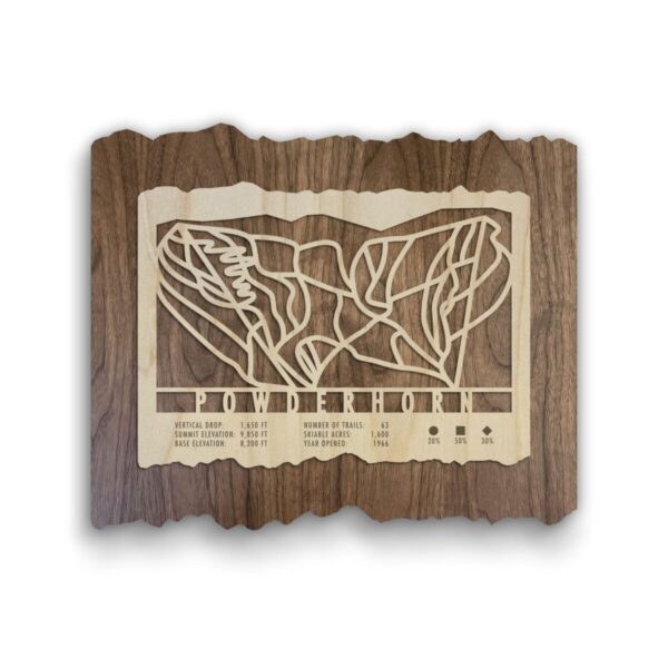 Product Image: Powderhorn Ski Trail Map