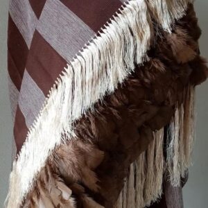 Product Image: Purepecha rebozo with fringe and feathers